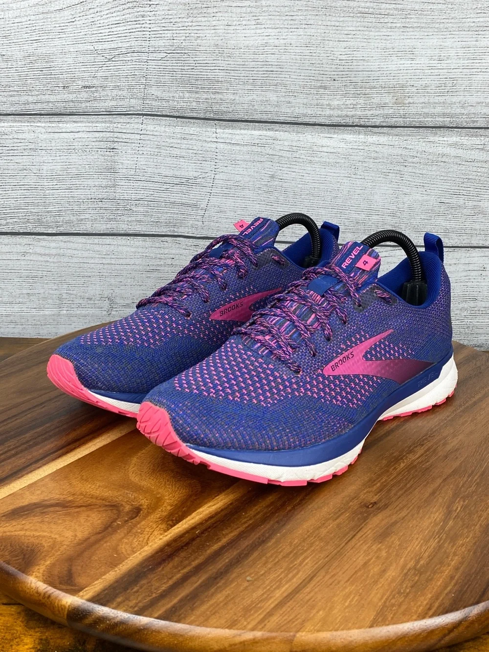 Brooks Revel 4 Blue Pink Purple Road Running Shoes 1203371B475 Women’s Size 9.5